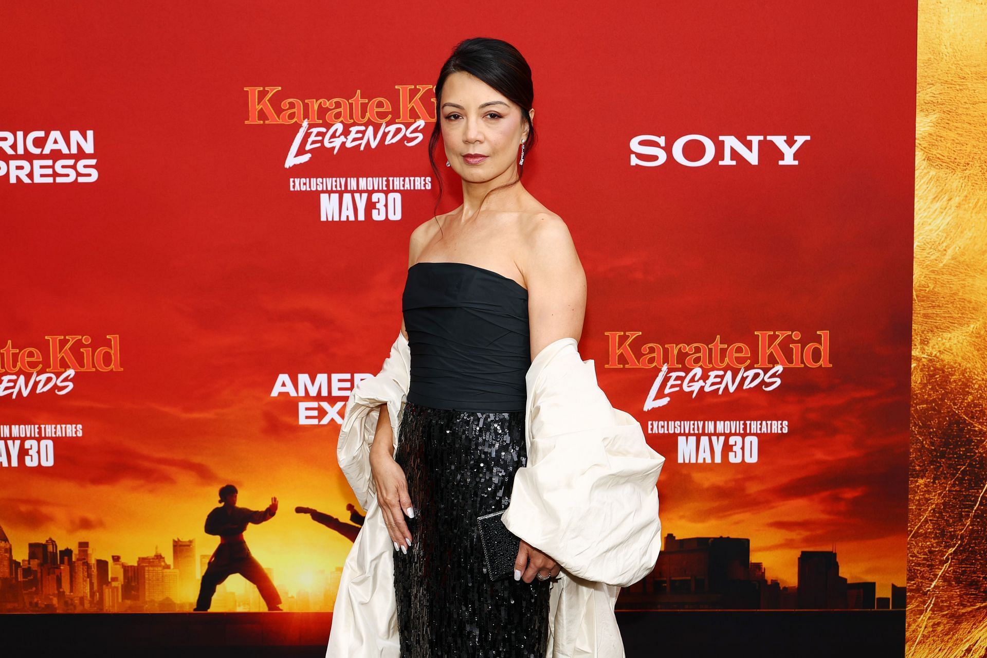 Ming-Na Wen attends the "Karate Kid: Legends" Premiere at SVA Theater (Image via Getty)